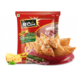 McCain New Mini Samosa With Cheese Pizza Style Filling 240gm